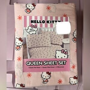 *NEW* Floral Hello Kitty and Friends Queen Sheet Set